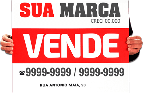 placa imobiliária